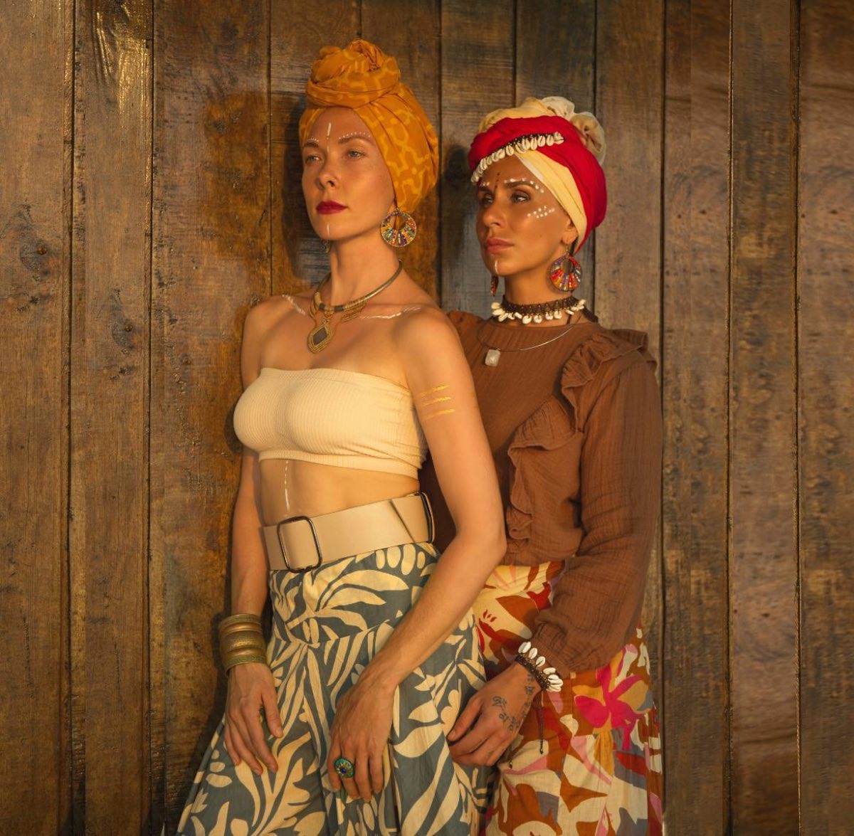 Svetlana and Veronika, close-up portrait